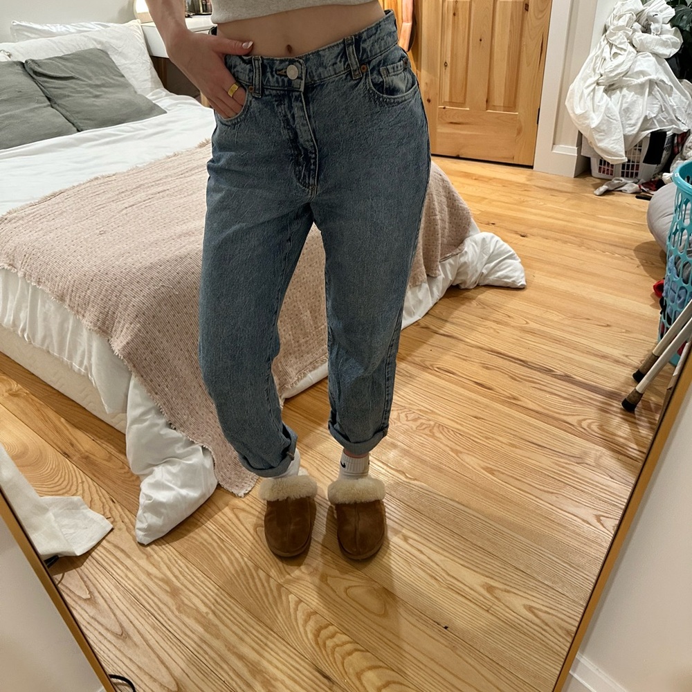 Garage Blue Straight Leg Jeans - Picture 2 of 2